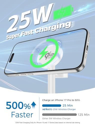 25W Mag-Safe Charger 3 in 1 Charging Station for iPhone Apple Watch AirPods - Image 2