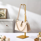 2 Pack Purse Holder Handbag Display Stand: Gold Hanger Rack for Bags, Purses, and Wreath, Adjustable Hook Stand for Tabletop, Closet, and Retail Use for Vendors - Image 6