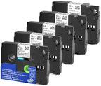 Compatible for Brother TZE-231 12mm Label Tape, 5-Pack, for PT-H110 P-Touch Label Printer, TZE-231/221/241/335, GreenCycle(Black on White-5PK,6mm) by Unknown