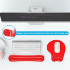 Gel Wrist Rest Mouse Pad Set, Ergonomic Support for Office Gaming - Image 3