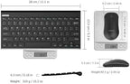 Arteck 2.4G Wireless Keyboard and Mouse Combo Ultra Compact Slim Stainless Keyboard and Ergonomic Mouse for Computer/Desktop/PC/Laptop and Windows 10/8/7 Build in Rechargeable Battery - Image 6