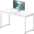 SHW 48-Inch Commercial-Grade Office Computer Desk, White by SHW