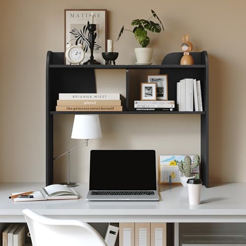 37" Wooden 3-Tier Desktop Bookshelf by JOEMEY