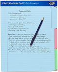 Find It File Folder Notepad - Pack of 36-9.5 x 12.5 Inch Notebook Organizer Folders for Filing, Document, and Clipboard Organization - Assorted Colors by Find+It%C2%AE