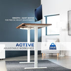 VIVO Rustic Vintage Brown 60 x 30 in Standing Desk, DESK-KIT-0W6N - Image 5