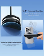 Angle Height Adjustable Magnetic Phone Stand for Desk [10"-25"] - Image 6