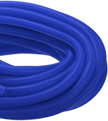 DMiotech 100ft Wire Loom Split Tubing 1 1/4 Inch(31.8mm) ID Blue by DMiotech