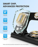 3-in-1 Charging Station for Samsung, Foldable Wireless Charger Stand - Image 5