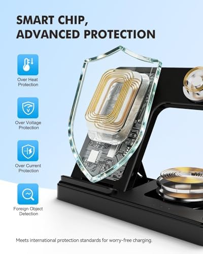 3-in-1 Charging Station for Samsung, Foldable Wireless Charger Stand - Image 5