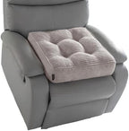 HIGOGOGO Tufted Corduroy Recliner Seat Cushion for Elderly, High Density Foam Large Square Seat Cushion for Recliner Chair, Floor Pillow, Office Chair, Car, No Pressure on Thighs, 20x20x4 by HIGOGOGO