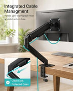 Single Monitor Arm for 17-32 Inch Screens, Full Motion Desk Mount - Image 4