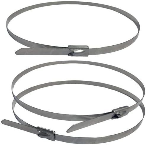 Electriduct 304 Stainless Steel Cable Ties 14 Inch 200 Lbs Heavy Duty Self Locking Ball Lock Zip Ties UV Resistant (100 Pack) - Image 4