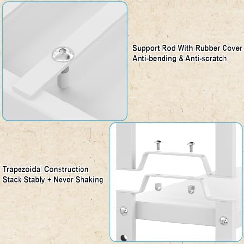 Narrow Expandable Cabinet Shelf Organizer, Kitchen Countertop Storage - Image 7
