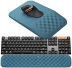 ProtoArc KMP50 Ergonomic Mouse Pad with Wrist Rest, Lycra Surface, Blue by ProtoArc