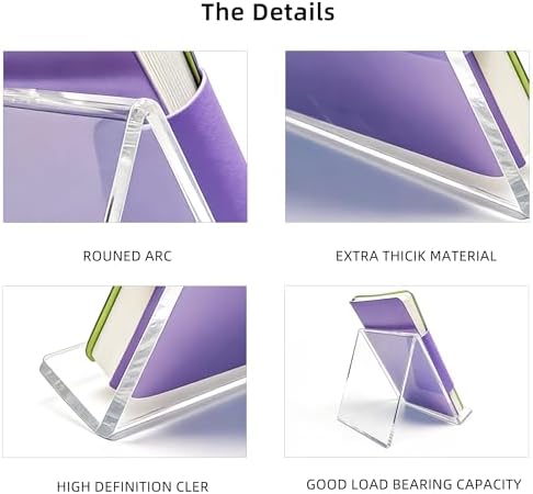 8.5x11 Clear Acrylic Book Stand Easel for Cookbook, Tablet & Vinyl - Image 3