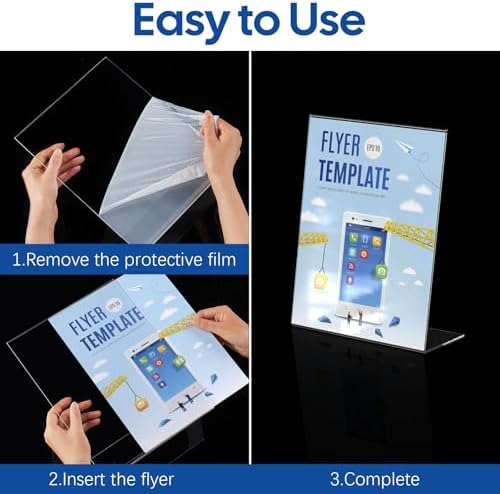 Dynta Acrylic Sign Holder 8.5 x 11 Inches - Image 5