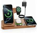 Dual Phone Foldable Wireless Charging Station for Apple, Couple&Family Use by Feiltik