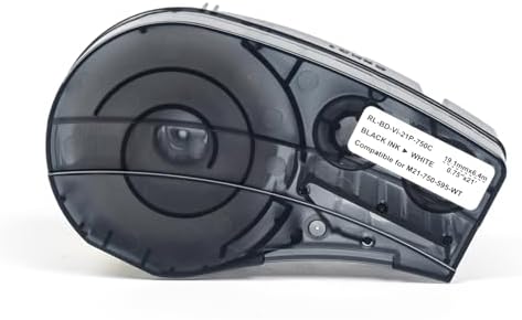 1 Roll Compatible with Brady M21-750-595-WT Label, Black/White, 0.75x21 by Unknown