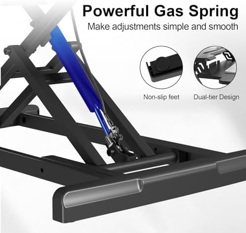 32" Standing Desk Converter, Quick Sit to Stand Desk Riser - Image 6