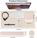 MOSISO Keyboard Mouse Pad Set, Large Gaming Mouse Pad&Keyboard Wrist Rest - Image 2