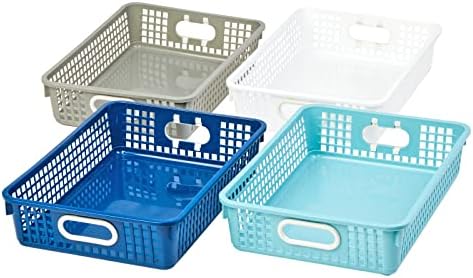 Really Good Stuff Small Desktop Paper Storage Baskets, Set of 4 - Image 2