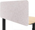 Felt Desk Divider, Clamp-On Privacy Panel, 24 x 48 Inch, Oatmeal by Unknown