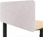 Felt Desk Divider, Clamp-On Privacy Panel, 24 x 48 Inch, Oatmeal by Unknown