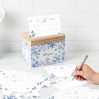 R HORSE Wooden Recipe Box with Cards & Dividers for Cooking Lover Kitchen - Image 4