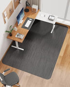 Blvornl Ultra Large Office Chair Mat for Hardwood Floor, Rolling Chair Mat for Hard Wood, Large Anti-Slip Hard Floor Protector, Heavy Duty Computer Desk Rug for Office and Home 47.2"*60" Black by Blvornl