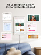 Airzeen 10.1" Digital Wall Calendar, No Subscription Smart Family Planner - Image 2