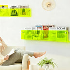ROYALITA 2-Pack Acrylic Magazine Holder Brochure Holder, Green 36 Inch - Image 7
