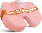 TushGuard Memory Foam Seat Cushion for Office Chair, Car Seat, Pink, XL by TushGuardSeatCushonsPillows