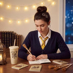 36 Pcs Magical Wizard Party Favors, 12 Cups 12 Notebooks 12 Broom Pencils - Image 6