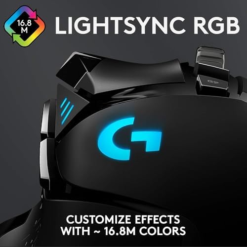 Logitech G502 Hero High Performance Wired Gaming Mouse, Hero 25K Sensor, 25,600 DPI, RGB, Adjustable Weights, 11 Buttons, On-Board Memory, PC/Mac, Pack of 4 - Image 7