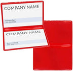 StoreSMART Red Folding Business Card Holders - 250 Pack - Polypropylene Plastic (RPP2915R250) by StoreSMART