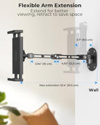 iPad Wall Mount Holder, Heavy Duty Aluminum Tablet Wall Mount, Full Motion - Image 5