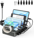 50W Fast Charging Station, 6 Port Charging Station for Multiple Devices by CREATIVEDESIGN