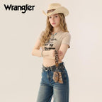 Wrangler Keychain Wristlet Wallets for Women Western Dual Pouch Wristlet Credit Card Holder Wallet - Image 2