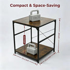 3D Printer Stand with Double-Layer Desk, Heavy Duty 3D Printing Table - Image 2