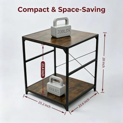 3D Printer Stand with Double-Layer Desk, Heavy Duty 3D Printing Table - Image 2