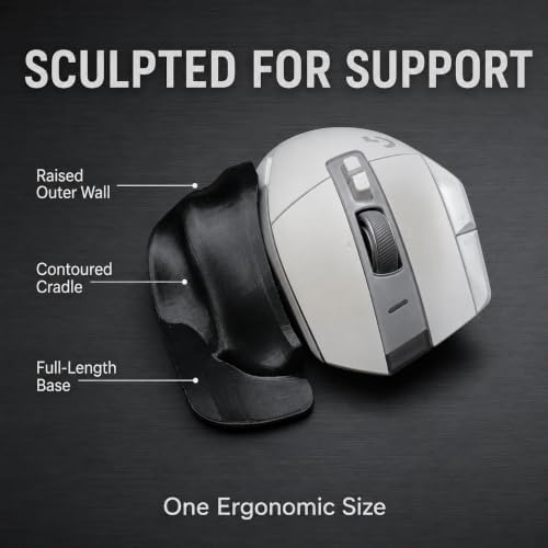 Universal Ergonomic Pinky Finger Rest Mod for Gaming Mice - Black - Image 3