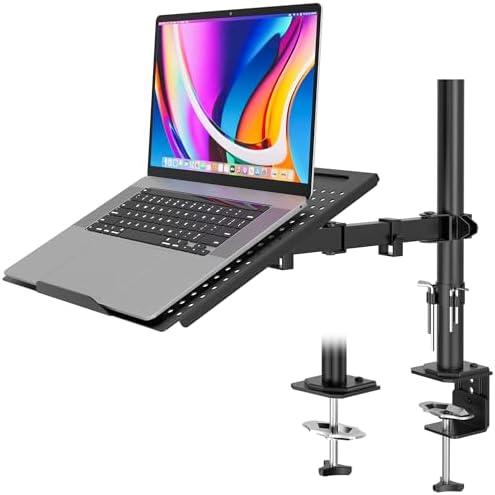BONTEC Laptop Arm for Desk, 13-32 Inch, 22lbs, VESA 75/100 Compatible by BONTEC