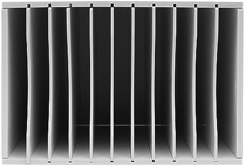 Desktop File Sorter, 11 Compartment Vertical Desktop Sorter, Literature Organizer Sorter Paper Organizer Storage File Sorter Mail Center Magazine Holder, Classroom Mailbox Paper Storage, White - Image 5