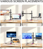 Afaloona RGB Monitor & Laptop Stand with USB Hub, Charging & Data Transfer - Image 7