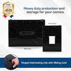 BCW Graded Comic Book Bins with Partitions, Holds 30 Slabs, Black, 2 Pack - Image 3