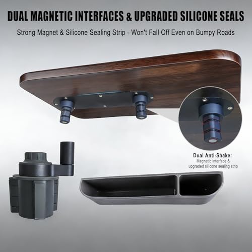 Car Desk for Laptop, Rotating Car Table Tray for Cup Holder - Image 6