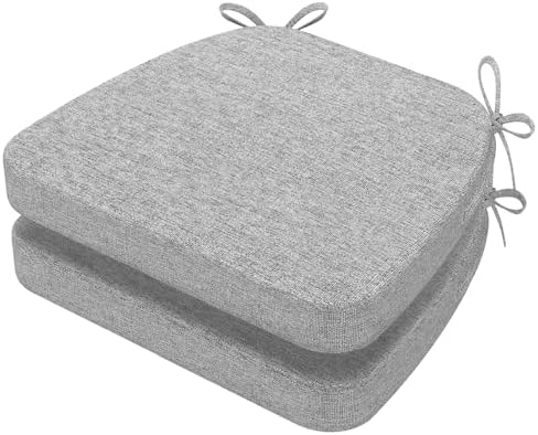 AAAAAcessories Chair Cushions for Dining Chairs, 17 x 16 x 2 in, Set of 2 by AAAAAcessories