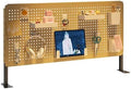 Desk Extender Steel Desktop Organizer, Desk Pegboard for Office Gaming Home, Gaming Pegboard,Pegboard for Desk,Work Desk Organizer, Standing Desk Accessories, No-Drill,A,40*80cm/16*31in by Unknown