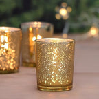 DARJEN 24 Pcs Gold Tea Lights Candles Holders for Wedding Centerpieces - Image 3