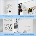 YGYQZ Adjustable Desktop Shelf Organizer, 3-Tier Desk Shelf, White Pattern - Image 6